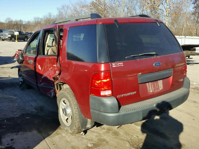 1FMZU72K65UB34932 - 2005 FORD EXPLORER X BURGUNDY photo 3