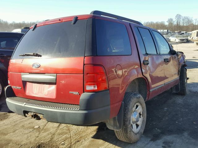 1FMZU72K65UB34932 - 2005 FORD EXPLORER X BURGUNDY photo 4