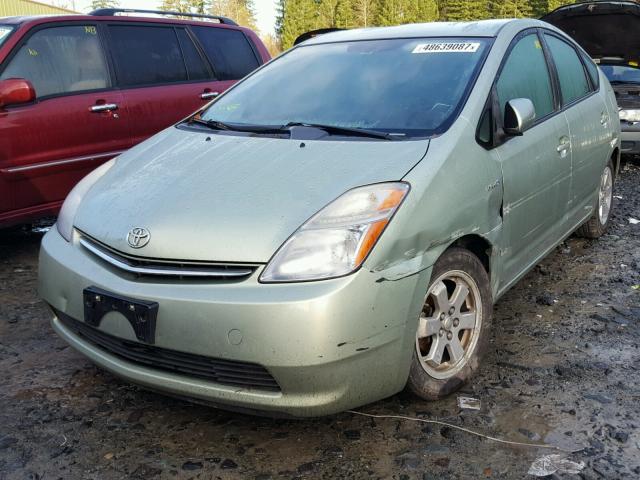 JTDKB20U087694726 - 2008 TOYOTA PRIUS GREEN photo 2