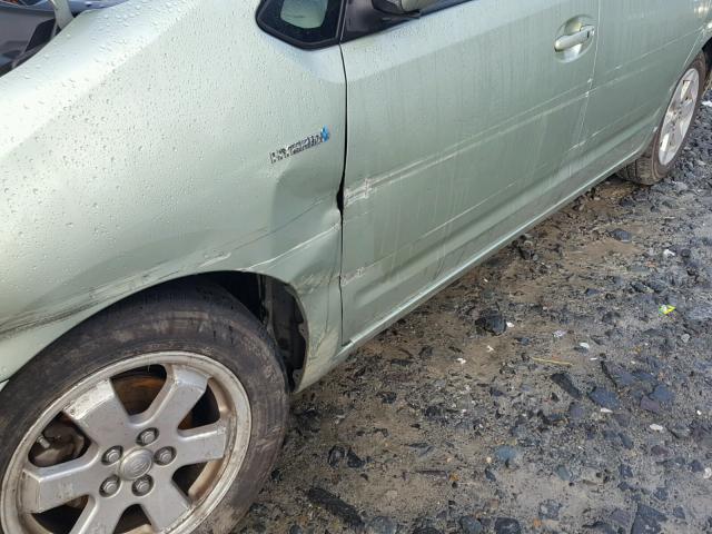 JTDKB20U087694726 - 2008 TOYOTA PRIUS Yaşıl foto 9