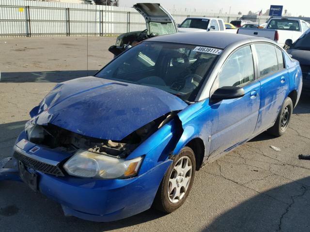 1G8AJ52F83Z133096 - 2003 SATURN ION LEVEL BLUE photo 2