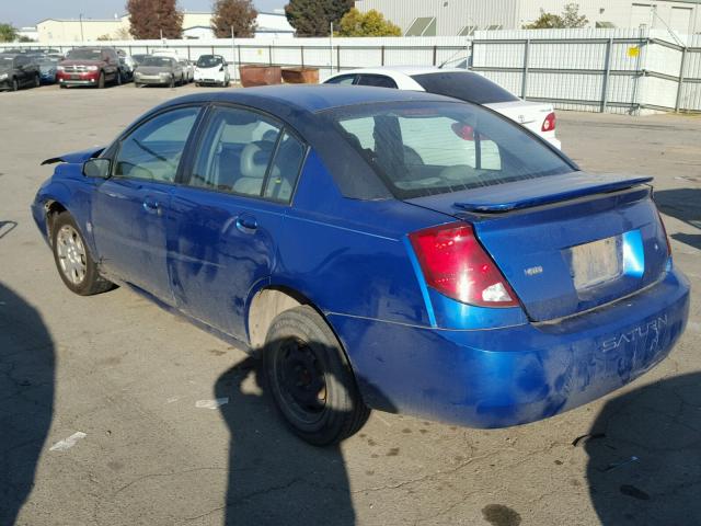 1G8AJ52F83Z133096 - 2003 SATURN ION LEVEL BLUE photo 3