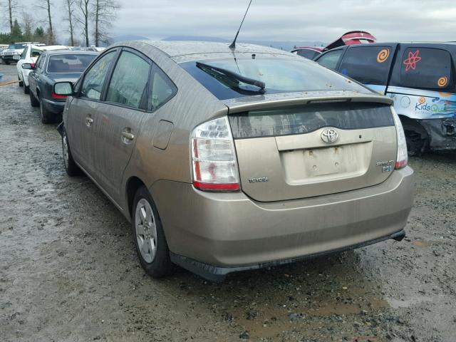 JTDKB20U283416157 - 2008 TOYOTA PRIUS GOLD photo 3