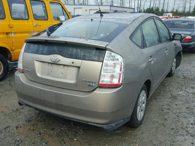 JTDKB20U283416157 - 2008 TOYOTA PRIUS GOLD photo 4