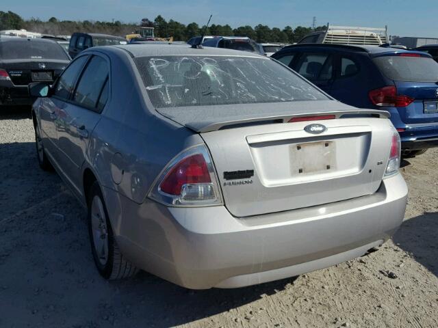 3FAHP07Z87R147895 - 2007 FORD FUSION SE SILVER photo 3