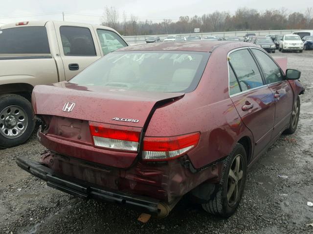 JHMCM56693C002678 - 2003 HONDA ACCORD EX RED photo 4