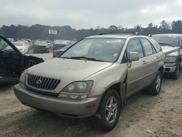 JT6GF10U1Y0081115 - 2000 LEXUS RX 300 GOLD photo 2