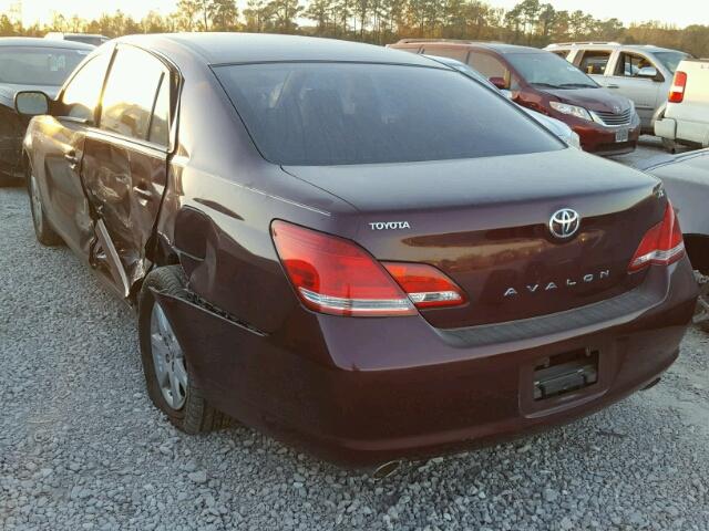 4T1BK36B76U102969 - 2006 TOYOTA AVALON XL MAROON photo 3