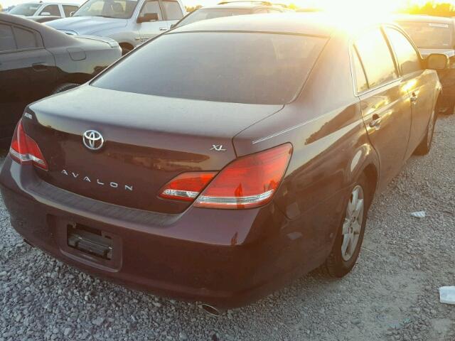 4T1BK36B76U102969 - 2006 TOYOTA AVALON XL Марун фото 4