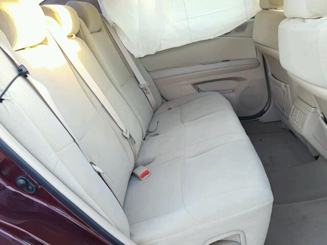 4T1BK36B76U102969 - 2006 TOYOTA AVALON XL Марун фото 6