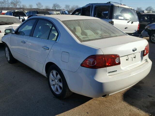 KNAGE124065067647 - 2006 KIA OPTIMA LX WHITE photo 3