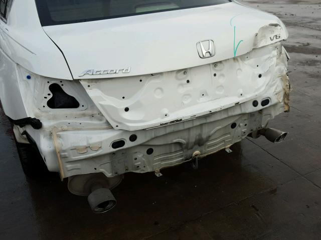 1HGCP3F82CA035694 - 2012 HONDA ACCORD EXL WHITE photo 9