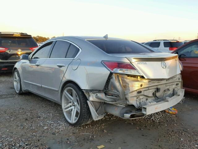 19UUA865X9A011242 - 2009 ACURA TL SILVER photo 3