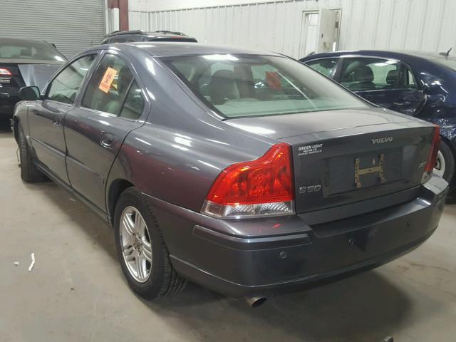 YV1RS592462516811 - 2006 VOLVO S60 2.5T GRAY photo 3