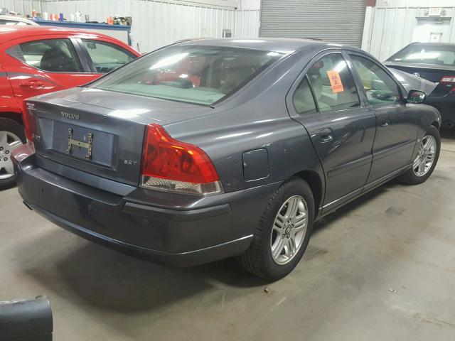 YV1RS592462516811 - 2006 VOLVO S60 2.5T GRAY photo 4