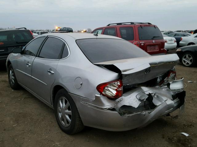 2G4WD582761282308 - 2006 BUICK LACROSSE C SILVER photo 3