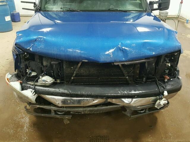 2GCEK19V421158031 - 2002 CHEVROLET SILVERADO BLUE photo 7