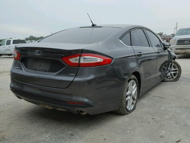 3FA6P0H78GR234961 - 2016 FORD FUSION SE GRAY photo 4