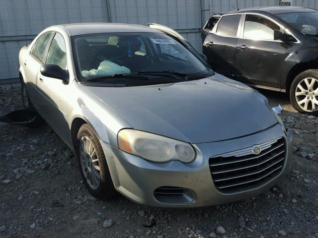 1C3EL46X85N537058 - 2005 CHRYSLER SEBRING SILVER photo 1