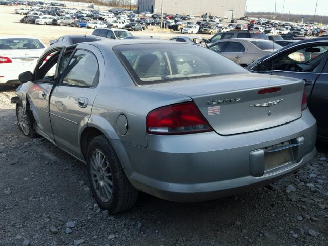 1C3EL46X85N537058 - 2005 CHRYSLER SEBRING SILVER photo 3