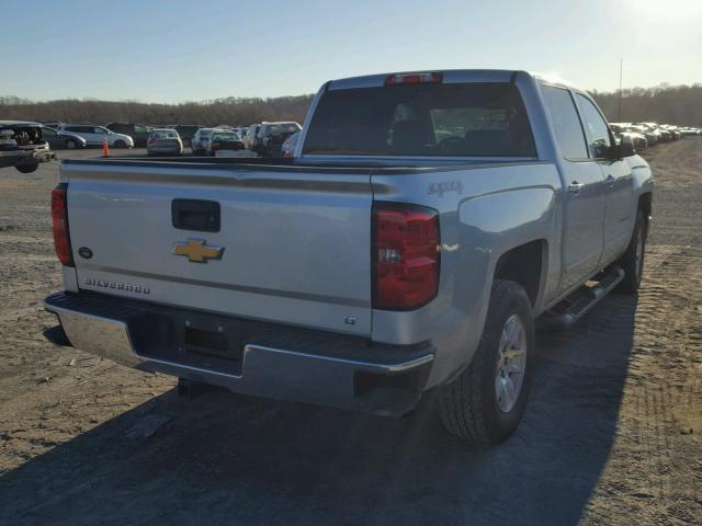 3GCUKREH7FG278655 - 2015 CHEVROLET SILVERADO SILVER photo 4