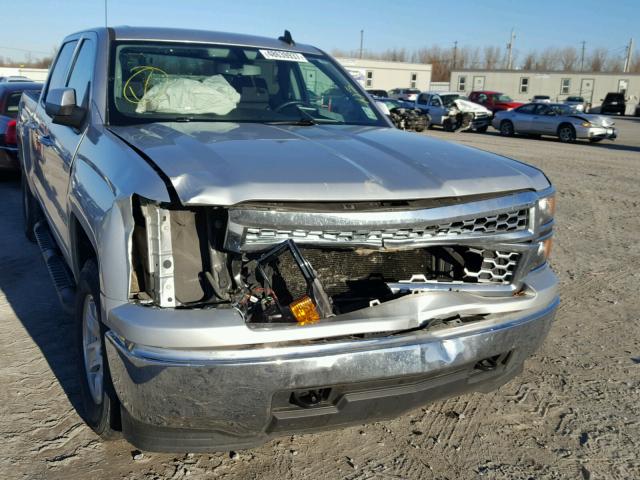 3GCUKREH7FG278655 - 2015 CHEVROLET SILVERADO SILVER photo 9