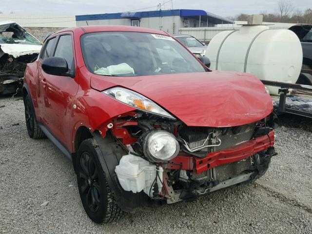 JN8AF5MR4ET452987 - 2014 NISSAN JUKE S RED photo 1