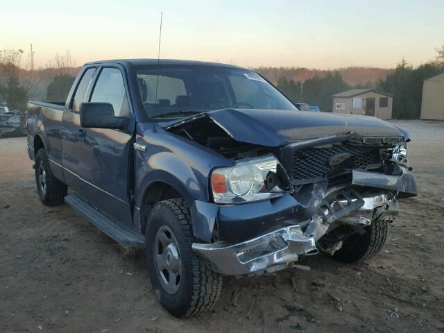 1FTRX12W34NA93504 - 2004 FORD F150 BLUE photo 1