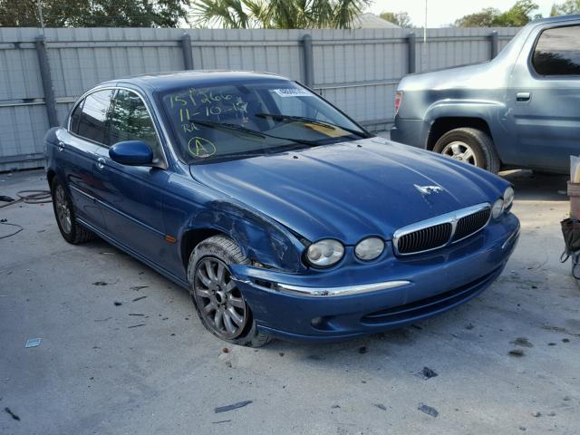 SAJEA51D22XC84408 - 2002 JAGUAR X-TYPE 2.5 BLUE photo 1