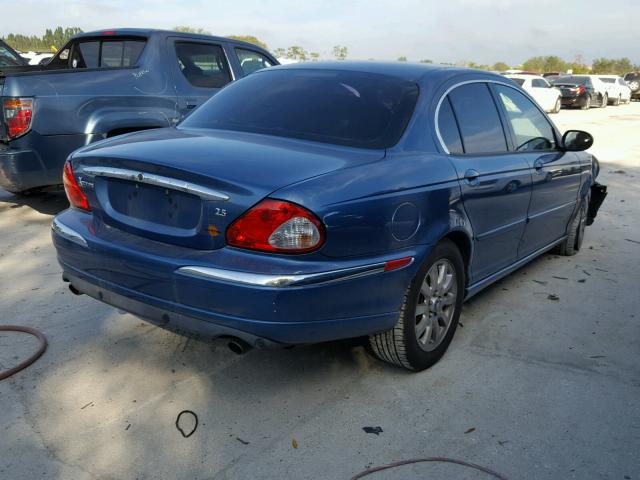 SAJEA51D22XC84408 - 2002 JAGUAR X-TYPE 2.5 BLUE photo 4