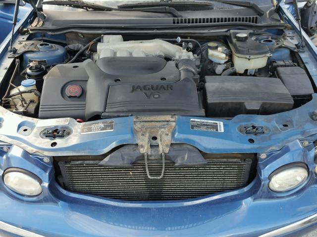 SAJEA51D22XC84408 - 2002 JAGUAR X-TYPE 2.5 BLUE photo 7