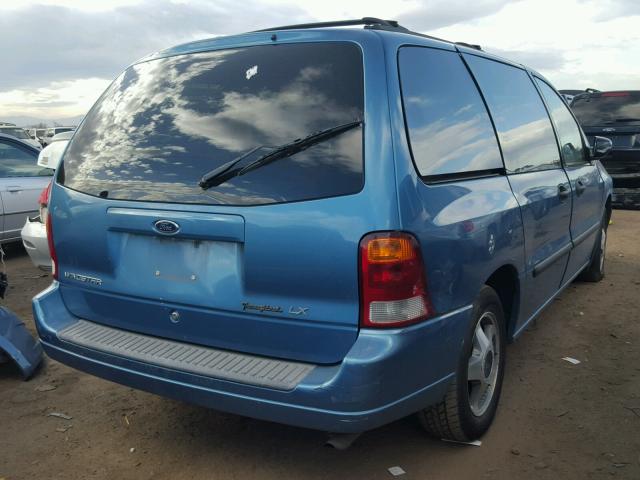 2FMZA51472BA27759 - 2002 FORD WINDSTAR L BLUE photo 4