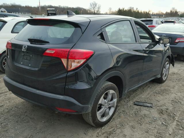 3CZRU5H33HG700152 - 2017 HONDA HR-V LX BLACK photo 4