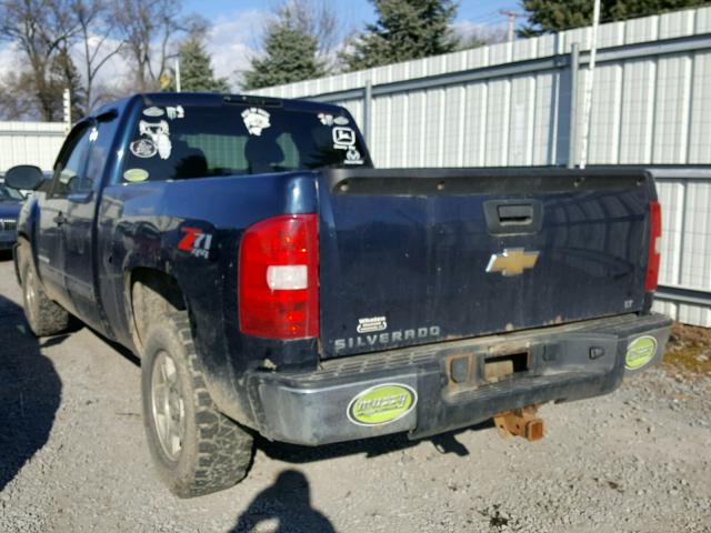 2GCEK19J481285495 - 2008 CHEVROLET SILVERADO BLUE photo 3