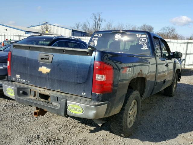 2GCEK19J481285495 - 2008 CHEVROLET SILVERADO BLUE photo 4