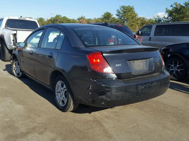 1G8AJ52F13Z131707 - 2003 SATURN ION LEVEL BLACK photo 3