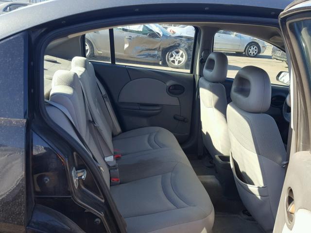 1G8AJ52F13Z131707 - 2003 SATURN ION LEVEL BLACK photo 6