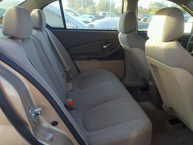 1G1ZS58F08F107378 - 2008 CHEVROLET MALIBU LS ოქროსფერი ფოტო 6