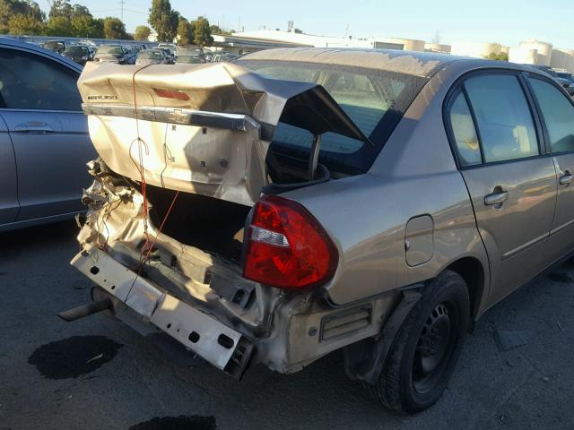 1G1ZS58F08F107378 - 2008 CHEVROLET MALIBU LS ოქროსფერი ფოტო 9