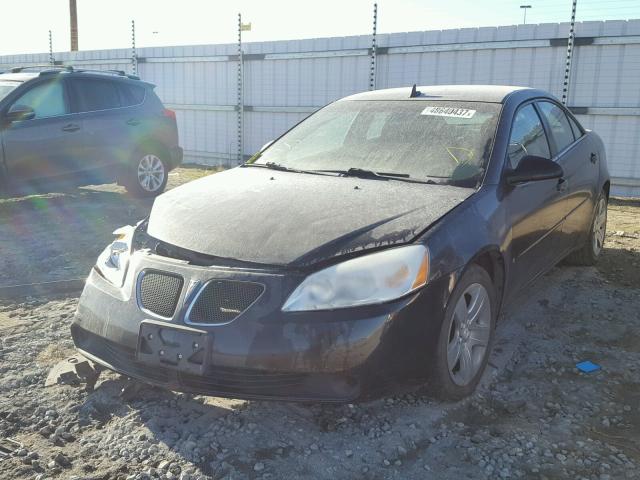 1G2ZG57B394180821 - 2009 PONTIAC G6 BLACK photo 2