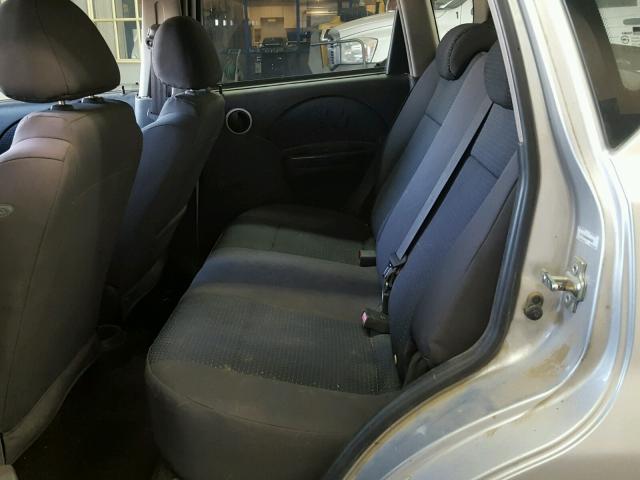 KL1TD66668B048352 - 2008 CHEVROLET AVEO BASE Күміс фото 6