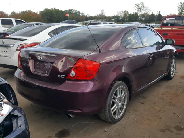 JTKDE177670171821 - 2007 TOYOTA SCION TC 紫色 照片 4