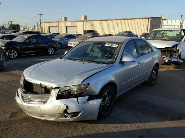 5NPET46C77H179348 - 2007 HYUNDAI SONATA GLS GRAY photo 2