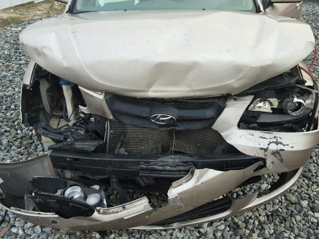 5NPEU46F76H003468 - 2006 HYUNDAI SONATA GLS TAN photo 7