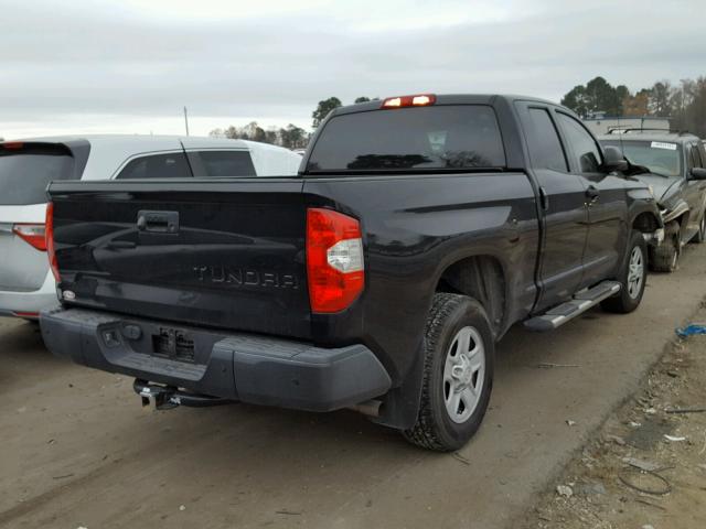 5TFRU5F19EX030976 - 2014 TOYOTA TUNDRA DOU BLACK photo 4