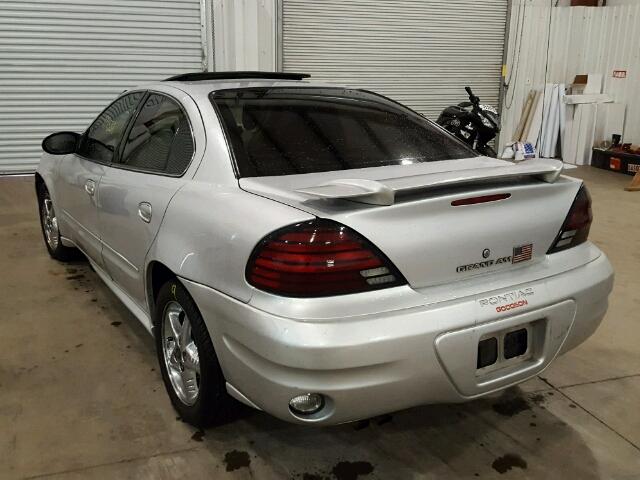 1G2NF52E33M535903 - 2003 PONTIAC GRAND AM S SILVER photo 3