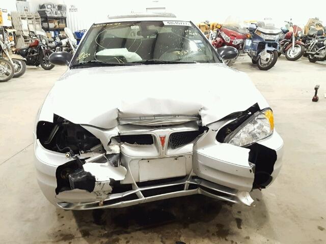 1G2NF52E33M535903 - 2003 PONTIAC GRAND AM S SILVER photo 9