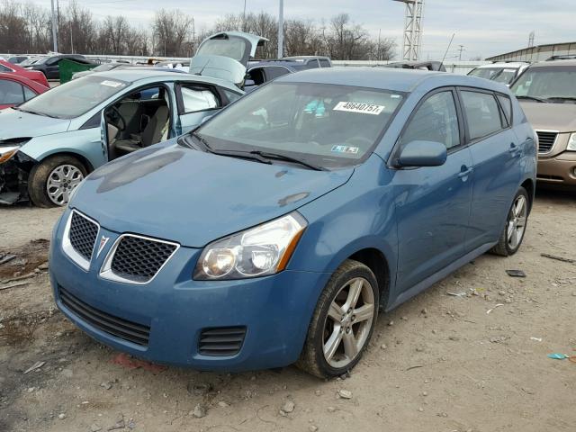 5Y2SP67059Z415563 - 2009 PONTIAC VIBE BLUE photo 2