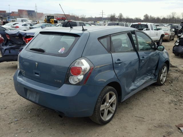 5Y2SP67059Z415563 - 2009 PONTIAC VIBE BLUE photo 4