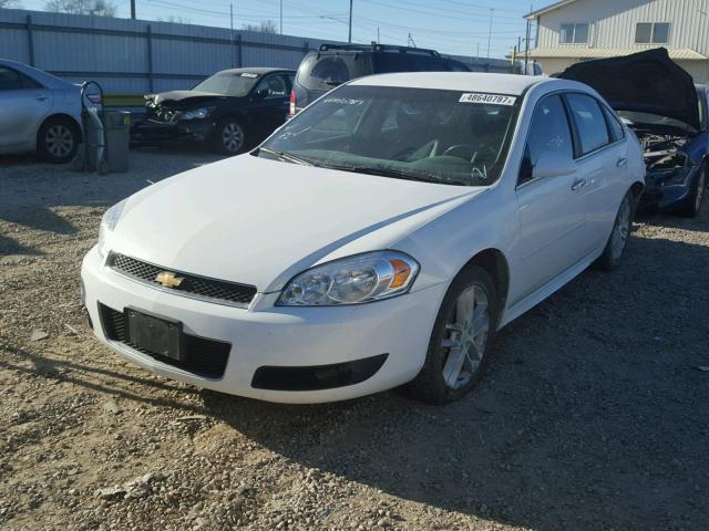 2G1WC5E30D1195022 - 2013 CHEVROLET IMPALA LTZ WHITE photo 2